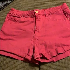 Shorts from Charlotte Russe! They are a size 8